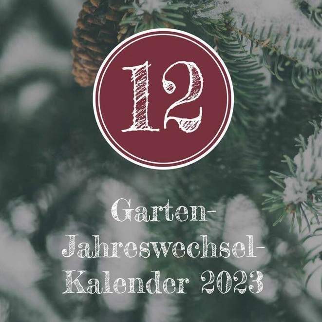 Titelblatt Garten-Jahreszeiten-Wechsel-Kalender von Gunhild Rudolph
