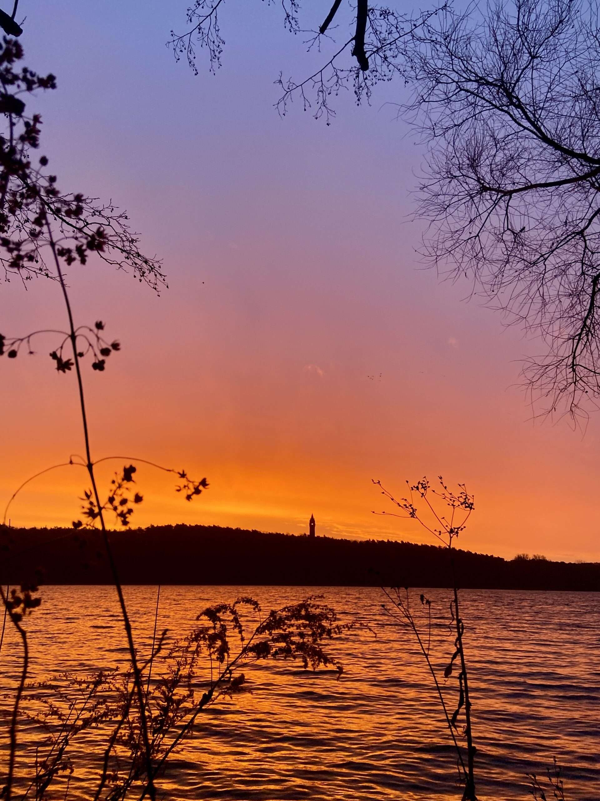 Sonnenuntergang über der Havel