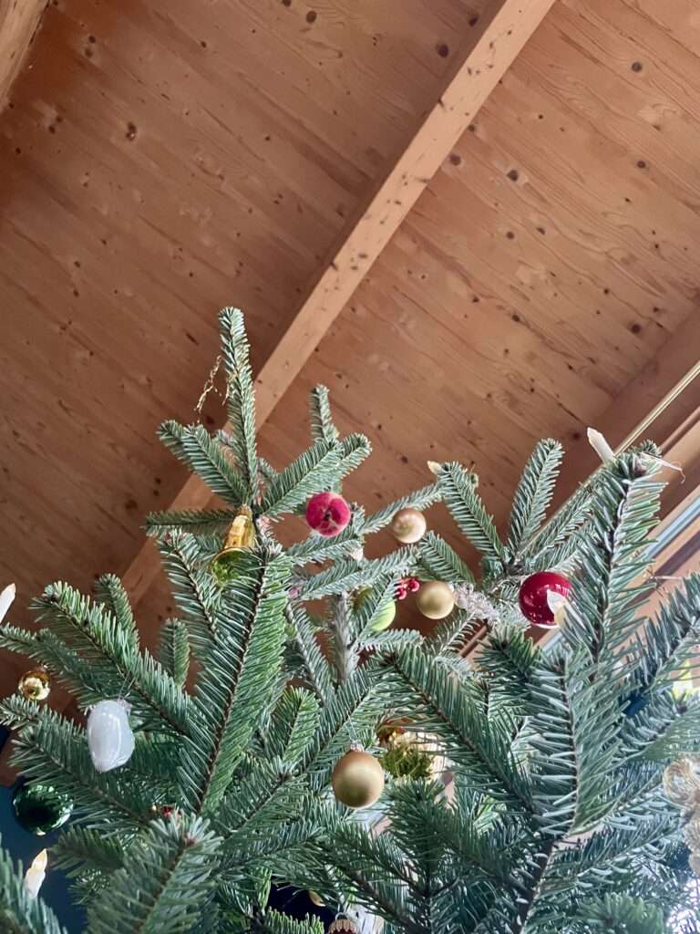 Weihnachtsbaum von unten