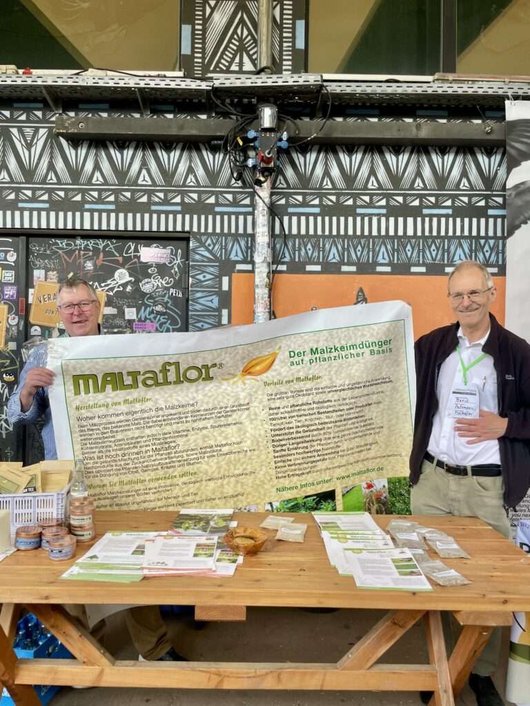 Gunhild Rudolph bei Urban Utopia Conference am Stand von maltaflor